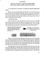 Cập nhật một số kiến thức về quản lý tổ chức và nhân sự trong khu vực hành chính nhà nước, một số thách thức trong quản lý tổ chức và nhân sự hành chính nhà nước trong bối cảnh hiện nay 