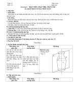 Giáo án Hình học 12 chương 2 bài 1: Khái niệm về mặt tròn xoay