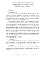 SKKN Phương pháp giảng dạy, huấn luyện kỷ thuật chạy cự ly ngắn