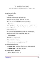 Giáo án Hình học 11 chương 2 bài 5: Phép chiếu song song. Hình biểu diễn của một hình không gian