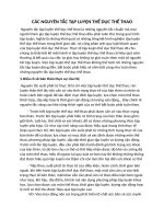 CÁC NGUYÊN tắc tập LUYỆN THỂ dục THỂ THAO