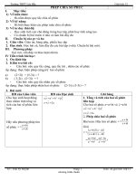 Giáo án Giải tích 12 chương 4 bài 3: Phép chia số phức