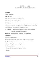 Giáo án Hình học 11 chương 3 bài 2: Hai đường thẳng vuông góc