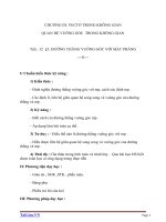 Giáo án Hình học 11 chương 3 bài 3: Đường thẳng vuông góc với mặt phẳng