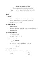 Giáo án Giải tích 12 chương 1 bài 3: Giá trị lớn nhất giá trị nhỏ nhất của hàm số