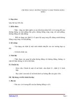 Giáo án Hình học 11 chương 2 bài 3: Đường thẳng và mặt phẳng song song