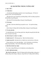 Giáo án Hình học 11 chương 3 bài 2: Hai đường thẳng vuông góc