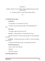 Giáo án Hình học 11 chương 2 bài 3: Đường thẳng và mặt phẳng song song