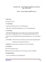 Giáo án Hình học 11 chương 3 bài 1: Vectơ trong không gian