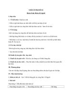 Giáo án Giải tích 12 chương 2 bài 4: Hàm số mũ  Hàm số logarit