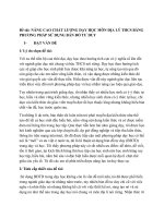 SKKN NÂNG CAO CHẤT LƯỢNG DẠY HỌC MÔN ĐỊA LÝ THCS BẰNG PHƯƠNG PHÁP SỬ DỤNG BẢN ĐỒ TƯ DUY