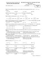 Đề thi HKI toán 11 năm học 2017 – 2018 trường THPT phan bội châu – đăk lăk 