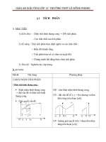 Giáo án Giải tích 12 chương 3 bài 2: Tích phân