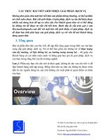 Cấu trúc của bài viết giới thiệu giải pháp, dịch vụ 