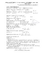 Đề thi học kì 1 môn toán 9 phòng giáo dục tam đảo năm học 2017   2018 có đáp án