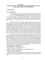 SKKN MỘT SỐ PHƯƠNG PHÁP TỔ CHỨC TRÒ CHƠI NHẰM NÂNG CAO CHẤT LƯỢNG TIẾT DẠY MÔN THỂ DỤC