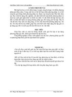 SKKN Nhận dạng và giả bài tập Hoá học có vận dụng phương pháp qui đổi