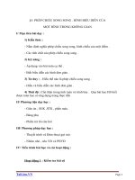 Giáo án Hình học 11 chương 2 bài 5: Phép chiếu song song. Hình biểu diễn của một hình không gian