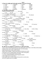 de danh cho hoc sinh kha  gioi lop 7