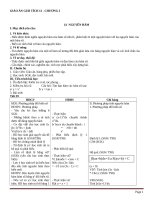 Giáo án Giải tích 12 chương 3 bài 1: Nguyên hàm