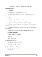 Giáo án Hình học 11 chương 2 bài 3: Đường thẳng và mặt phẳng song song