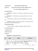 Giáo án Hình học 11 chương 3 bài 1: Vectơ trong không gian