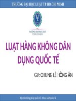 Luật hàng không dân dụng quốc tế