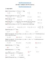 Tailieutoan.net - Ôn tập chương 2  -giải tích 12