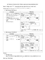 CÁCH sử DỤNG máy TÍNH CASIO GIẢI NHANH HÌNH OXYZ