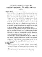 CHUYÊN đề tin hoc tieu hoc