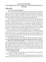 SKKN Một số biện pháp nâng cao hiệu quả giảng dạy môn thể dục ở tiểu học