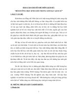 BÁO CÁO CHUYÊN ĐỀ MÔN LỊCH SỬ