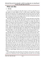 đánh giá hiệu quả dự án nông thôn mới khi có sự tham gia của cộng đồng tại xã Kim Liên giai đoạn 20102014