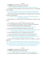 Câu hỏi trắc nghiệm môn lý thuyết thống kê 