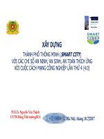 XÂY DỰNG THÀNH PHỐ THÔNG MINH (SMART CITY)VỚI CÁC CHỈ SỐ AN NINH, AN SINH, AN TOÀN THÍCH ỨNG VỚI CUỘC CÁCH MẠNG CÔNG NGHIỆP LẦN THỨ 4 (4.0