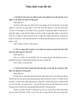 Nhận định Luật đất đai có đáp án