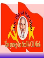 Bai 4 học tập và làm theo tấm gương đạo đức HCM ,