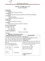 Giáo án Đại số 11 chương 2 bài 1: Quy tắc đếm