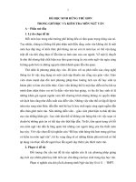 SKKN Để học sinh hứng thú hơn trong giờ học và kiểm tra môn ngữ văn