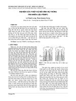 NGHIÊN cứu THIẾT kế mô HÌNH hệ THỐNG PIN NHIÊN LIỆU PEMFC 