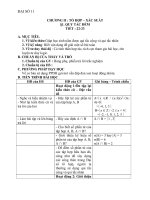 Giáo án Đại số 11 chương 2 bài 1: Quy tắc đếm