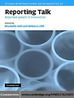 Reporting talk   cách nói về chủ đề báo cáo trong tiếng anh