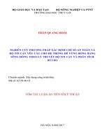 Nghiên cứu phương pháp xác định chỉ số an toàn và độ tin cậy yêu cầu cho hệ thống đê vùng đồng bằng sông Hồng theo lý thuyết độ tin cậy và phân tích rủi ro (tt)