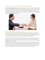 Cách yêu cầu mức lương khi phỏng vấn phù hợp nhất