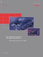 Mạng CAN Audi Bus systems LIN MOST bluetooth