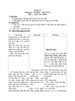 Giáo án Đại số 11 chương 2 bài 1: Quy tắc đếm