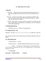 Giáo án Hình học 11 chương 1 bài 3: Phép đối xứng trục