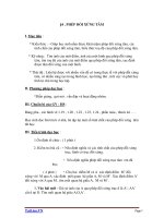 Giáo án Hình học 11 chương 1 bài 4: Phép đối xứng tâm