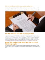 5 lợi ích khi biết cách viết hồ sơ xin việc bằng tiếng anh