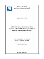 Quản trị quan hệ khách hàng tại ngân hàng thương mại cổ phần an bình   chi nhánh đà nẵng (tt) 